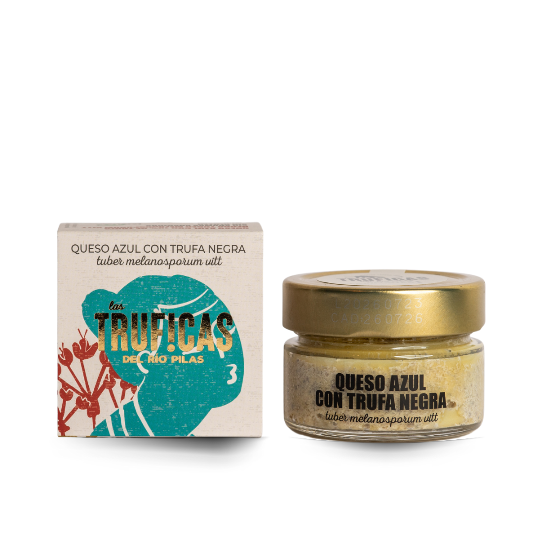 Queso azul con trufa negra